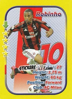 Sticker Robinho - Stars 3x1 (Big) - Aquarius