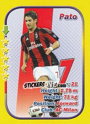 Sticker Pato - Stars 3x1 (Big) n. 70 - Aquarius
