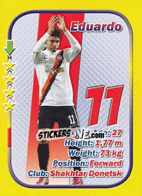 Figurina Eduardo - Stars 3x1 (Big) n. 71 - Aquarius