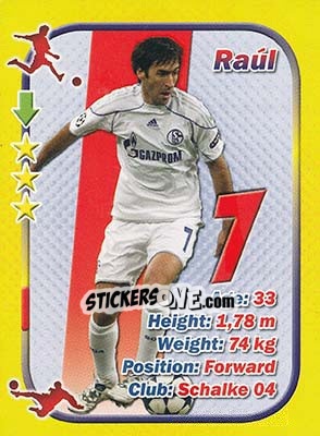 Sticker Raul - Stars 3x1 (Big) n. 90 - Aquarius