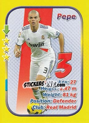 Sticker Pepe - Stars 3x1 (Big) n. 105 - Aquarius