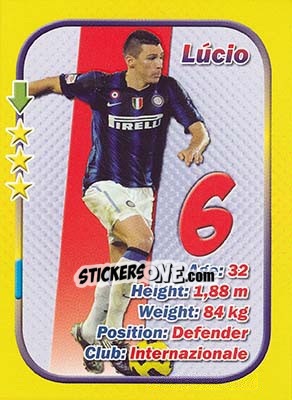 Sticker Lucio - Stars 3x1 (Big) n. 121 - Aquarius