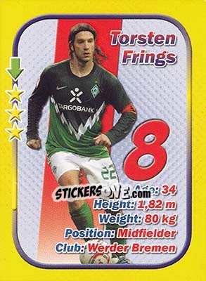 Sticker Torsten Frings - Stars 3x1 (Big) n. 122 - Aquarius
