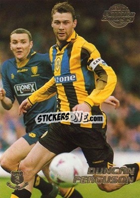 Sticker Duncan Ferguson - Premier Gold 1998-1999 n. 59 - Merlin