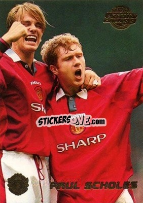 Sticker Paul Scholes - Premier Gold 1998-1999 n. 90 - Merlin