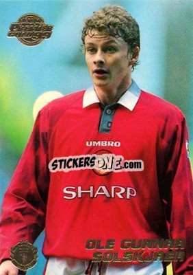 Sticker Ole Gunnar Solskjaer - Premier Gold 1998-1999 n. 91 - Merlin