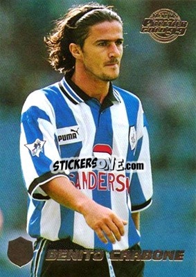 Sticker Benito Carbone - Premier Gold 1998-1999 n. 119 - Merlin