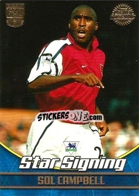 Sticker Sol Campbell - Premier Gold 2001-2002 - Topps