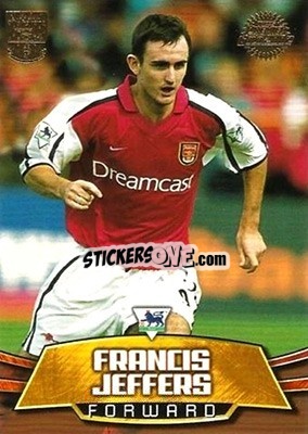 Sticker Francis Jeffers - Premier Gold 2001-2002 - Topps