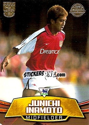 Sticker Junichi Inamoto - Premier Gold 2001-2002 - Topps