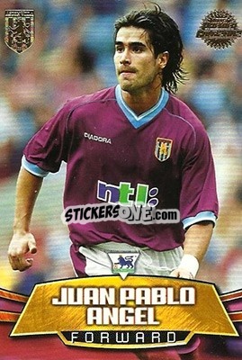 Sticker Juan Pablo Angel - Premier Gold 2001-2002 n. AV1 - Topps