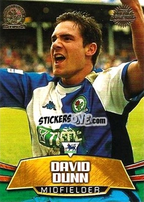 Sticker David Dunn - Premier Gold 2001-2002 - Topps