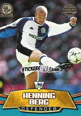 Sticker Henning Berg - Premier Gold 2001-2002 n. BR4 - Topps