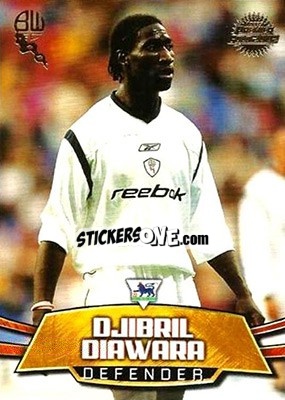 Sticker Djibril Diawara - Premier Gold 2001-2002 n. BW4 - Topps