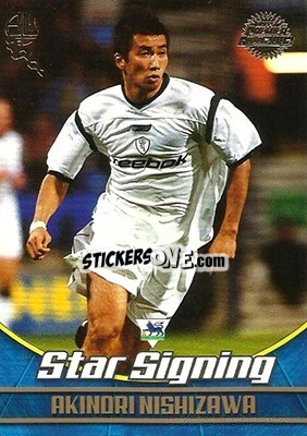 Sticker Akinori Nishizawa - Premier Gold 2001-2002 n. BW5 - Topps