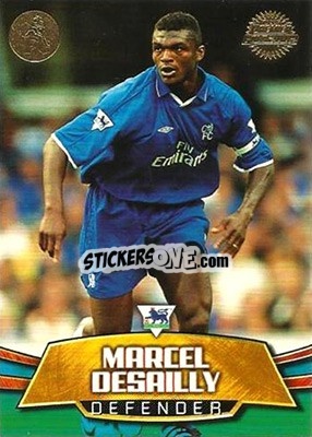 Sticker Marcel Desailly - Premier Gold 2001-2002 n. C2 - Topps