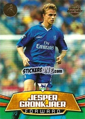 Sticker Jesper Grønkjær - Premier Gold 2001-2002 n. C4 - Topps