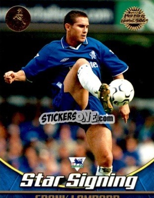 Sticker Frank Lampard - Premier Gold 2001-2002 n. C7 - Topps