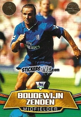 Sticker Boudewijn Zenden - Premier Gold 2001-2002 n. C8 - Topps