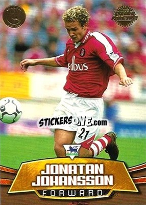 Sticker Jonatan Johansson - Premier Gold 2001-2002 n. CA2 - Topps