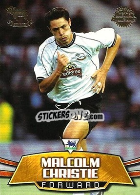 Sticker Malcolm Christie - Premier Gold 2001-2002 n. DC2 - Topps