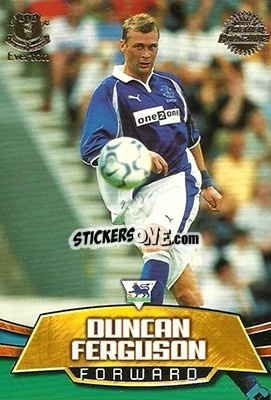 Sticker Duncan Ferguson - Premier Gold 2001-2002 n. E1 - Topps
