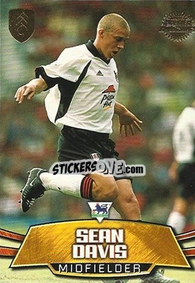 Sticker Sean Davis - Premier Gold 2001-2002 n. F4 - Topps