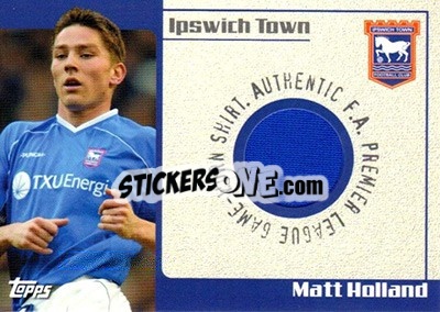 Sticker Matt Holland - Premier Gold 2001-2002 n. GWS9 - Topps