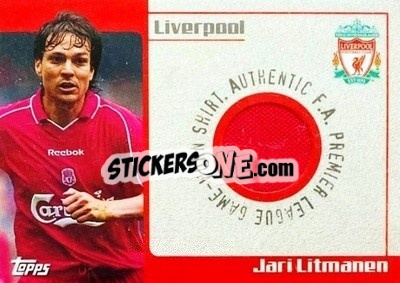 Sticker Jari Litmanen - Premier Gold 2001-2002 n. GWS11 - Topps