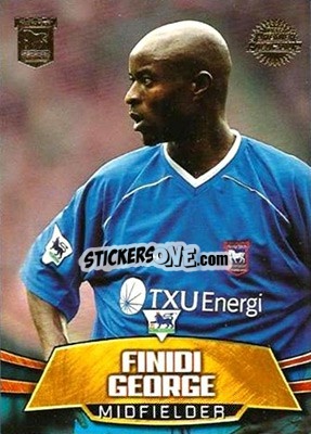 Sticker Finidi George - Premier Gold 2001-2002 n. IT2 - Topps