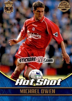Sticker Michael Owen - Premier Gold 2001-2002 n. L3 - Topps