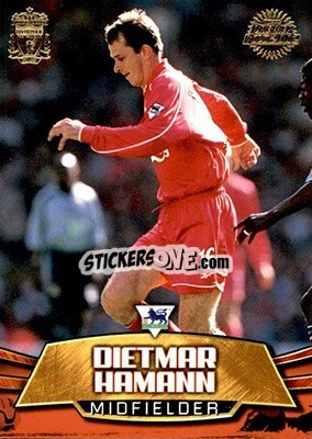 Sticker Dietmar Hamann - Premier Gold 2001-2002 n. L5 - Topps