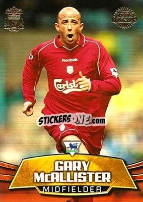 Sticker Gary McAllister - Premier Gold 2001-2002 n. L7 - Topps