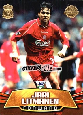 Sticker Jari Litmanen - Premier Gold 2001-2002 n. L8 - Topps