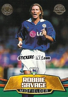 Sticker Robbie Savage - Premier Gold 2001-2002 - Topps