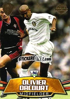 Sticker Olivier Dacourt - Premier Gold 2001-2002 n. LU4 - Topps