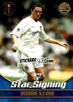 Sticker Robbie Keane - Premier Gold 2001-2002 n. LU6 - Topps