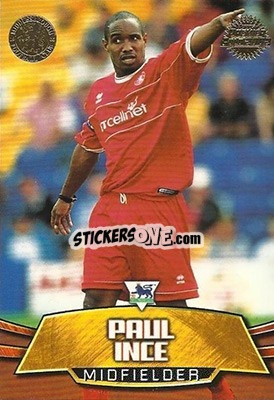 Cromo Paul Ince - Premier Gold 2001-2002 - Topps