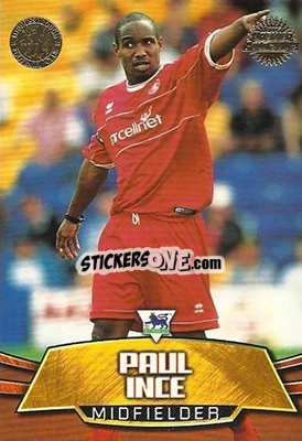 Sticker Paul Ince - Premier Gold 2001-2002 n. M3 - Topps