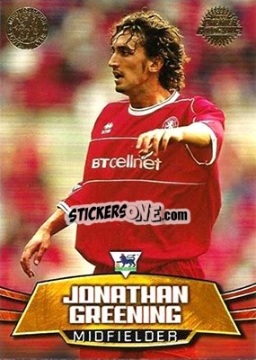 Sticker Jonathan Greening - Premier Gold 2001-2002 - Topps