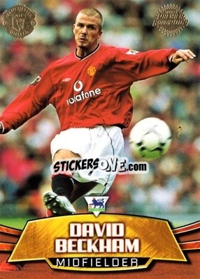 Cromo David Beckham - Premier Gold 2001-2002 - Topps