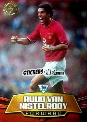 Sticker Ruud Van Nistelrooy - Premier Gold 2001-2002 - Topps