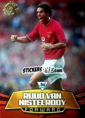 Sticker Ruud Van Nistelrooy - Premier Gold 2001-2002 n. MU2 - Topps