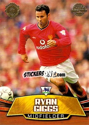 Cromo Ryan Giggs - Premier Gold 2001-2002 - Topps