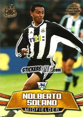 Sticker Nobby Solano - Premier Gold 2001-2002 n. NU5 - Topps