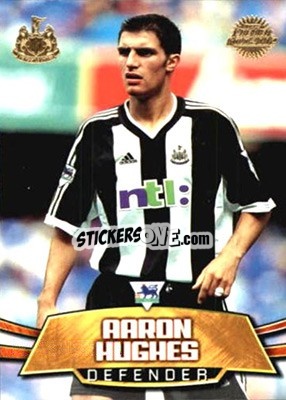 Sticker Aaron Hughes - Premier Gold 2001-2002 - Topps