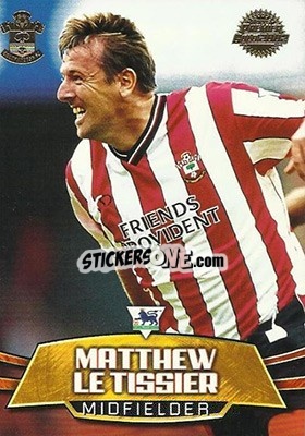 Sticker Matthew Le Tissier - Premier Gold 2001-2002 n. S4 - Topps