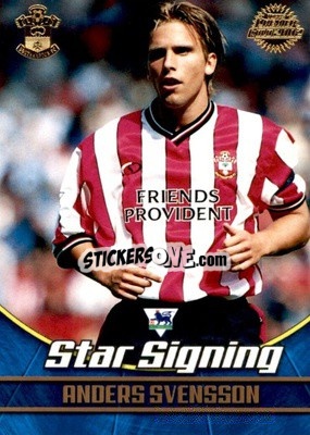 Sticker Anders Svensson - Premier Gold 2001-2002 n. S5 - Topps