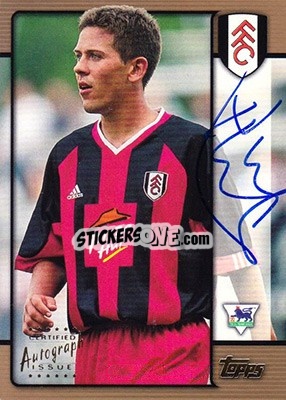 Sticker John Harley - Premier Gold 2001-2002 n. SS11 - Topps