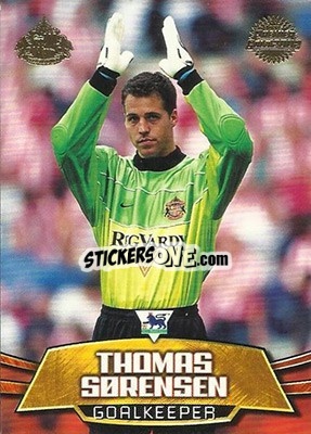 Sticker Thomas Sørensen - Premier Gold 2001-2002 n. SU1 - Topps